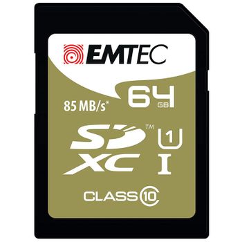 Emtec Elitegold Sdxc 64gb Clase 10 Uhs-i