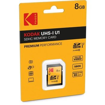 Tarjeta De Memoria Sdhc Premium Kodak Uhs1 U1 - 8 Gb