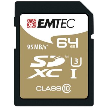 Emtec Speedin Sdxc 64gb Clase 10 Uhs-i U3