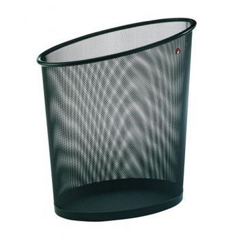 Archivo 2000 Papelera De Rejilla Mesh Alba Capacidad 18 Litros 355x290x400 Mm Negro