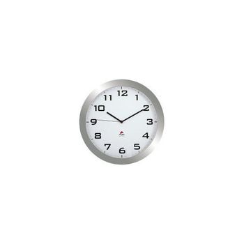 Archivo 2000 Reloj De Pared Anal?gico Gris Con Lente Cristal 55x380mm