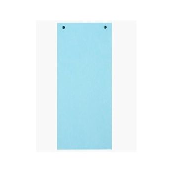 Exacompta Fichas Separadores Cartulina Reciclada 105x240mm Azul Claro -paquete 100u-