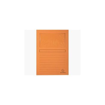 Exacompta Subcarpeta Forever Con Ventana Naranja 120gr -100u-