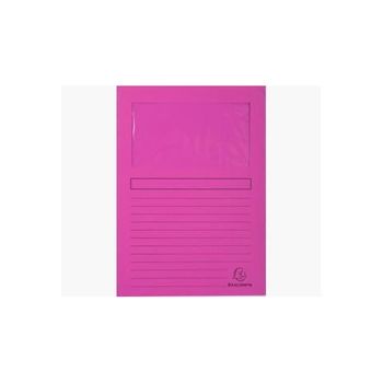 Exacompta Subcarpeta Forever Con Ventana Fucsia 120gr -100u-