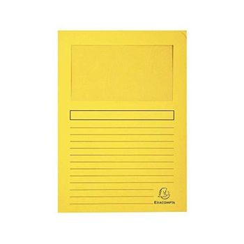 Exacompta Subcarpeta Forever Con Ventana Amarillo -100u-