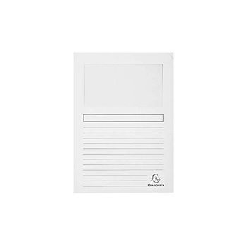 Exacompta Subcarpeta Forever Con Ventana Blanco -100u-