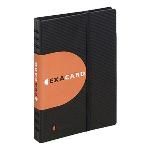 Exacompta Tarjetero Exacard 200x250  Para 240 Tarjetas Goma Elastica Cierre 75134e