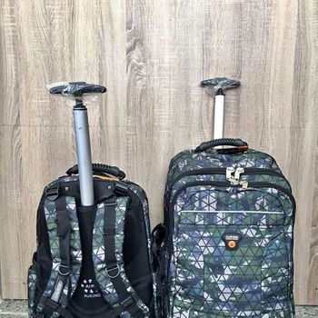 2 Mochilas Con Trolley Incorporado