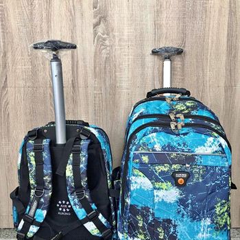 2 Mochilas Con Trolley Incorporado