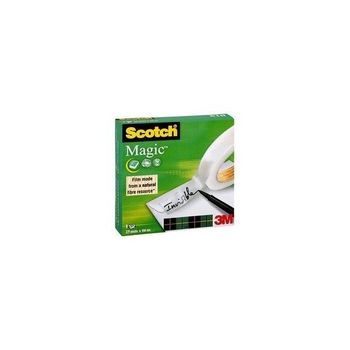 Scotch Cinta Adhesiva Invisible Magic 25mm X 66m Caja Individual