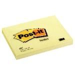 Post-it Notas Adhesivas 100h Amarillo 76x102mm Ft500072846