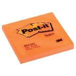 Post-it Notas Adhesivas 100h Naranja Neon 76x76mm Ft510061946