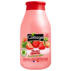 Cottage Gel De Ducha Con Leche Hidratante Fresa&menta 250 Ml