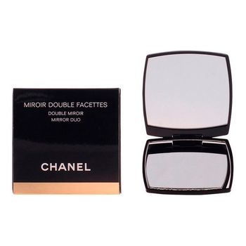 Espejo Doble Con Aumento Chanel Negro