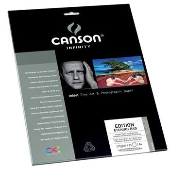 Canson Infinity Edition Etching Rag 310 Papel Fotográfico A3 Blanco