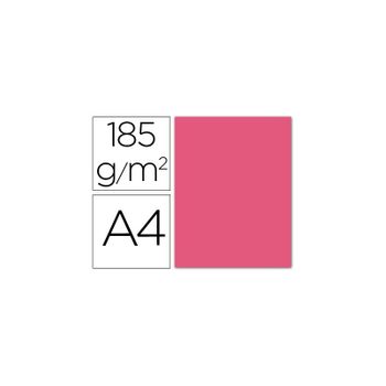 Cartulina Guarro Din A4 Fucsia 185 Gr Paquete 50 H