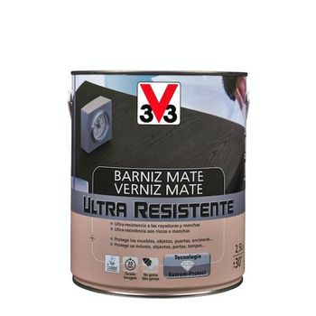 Barniz Interior Ultra Resistente Mate - Roble Claro 750 Ml