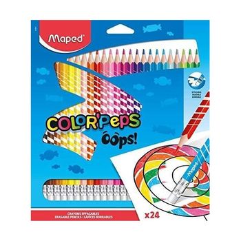 Maped L?pices De Colores Color?peps Borrables -estuche De 24u-