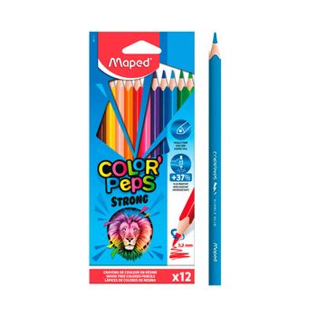 Lápices De Colores Maped Strong 12 Unidades