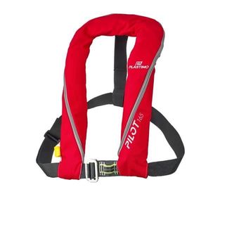 Plastimo Lifejacket Pilot 165 Martillo Hidrostático Con Arnés - Rojo