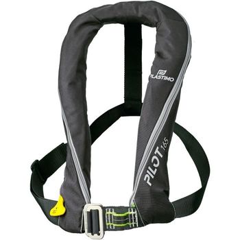 Plastimo Lifejacket Pilot 165 Martillo Hidrostático Con Arnés - Negro