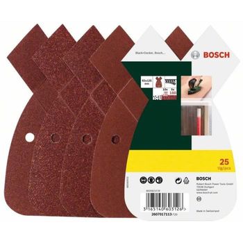 Accesorios Bosch - 25 Abr.b & D Mouse Gr. 80/120/180 Perfo -