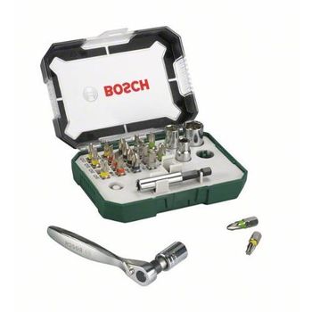 Set De 26 Piezas Bosch Con Carraca Para Atornillar