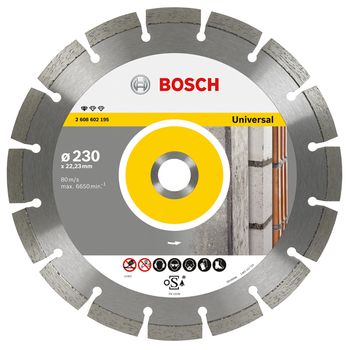 Disco Diamante Universal - Bosch - 2608602191 - 115x1,6 Mm..