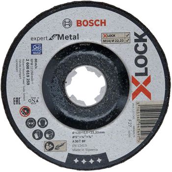 Disco Desbaste Acero Xlock - Bosch - 125x6mm - 2608619259..