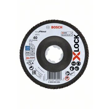 Disco Laminas G60 Xlock 125 Mm - Bosch - 2608619210..