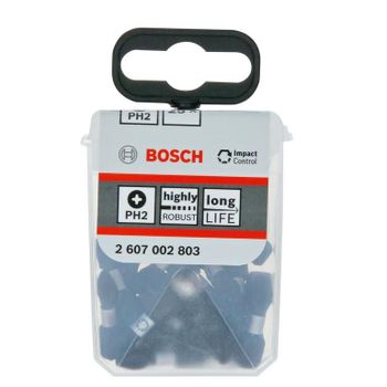 Pack 10 Unids - Set 25 Puntas Impact Ph-2 - 25 Mm - Bosch - 2607002803..