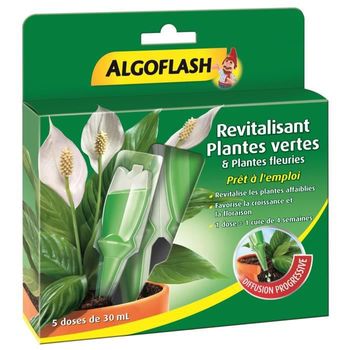 Revitalizante De Plantas Verdes Y Plantas Con Flores 30ml Algoflash