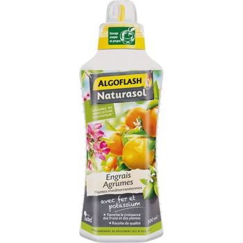 Fertilizante Cítrico Plantas Mediterráneas 500ml Algoflash Naturasol