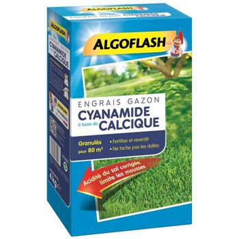 Fertilizante De Césped De Cianamida Algoflash - 4 Kg Algoflash