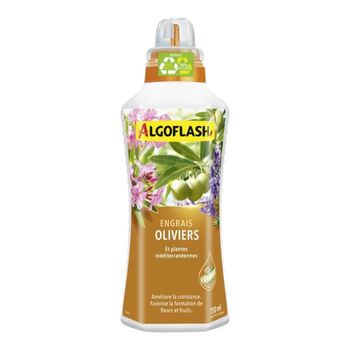 Fertilizante De Olivos Y Plantas Mediterráneas 750 Ml Algoflash