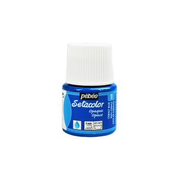 Vernice Textil Setacolor Opaca - Azul Cobalto - 45 Ml