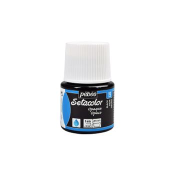 Vernice Textil Setacolor Opaca - Negro - 45 Ml