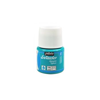 Vernice Textil Setacolor Opaca - Azul Turquesa - 45 Ml