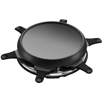 Raclette 2 Personas Rp2 H.koenig, Piedra Natural, 350 W, Acero Inoxidable,  Rojo, 2 Sartenes Antiadherentes con Ofertas en Carrefour