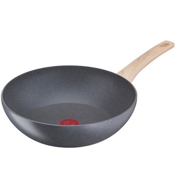 Tefal Sartén Wok Aluminio 28cm Gris/madera Clara - G2661902