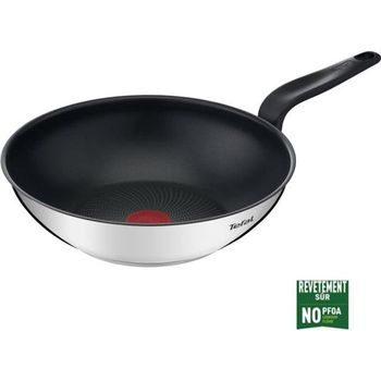 Sartén  Tefal Jordi Cruz G25502, Multiuso, Diámetro 20 cm, Revestimiento  Titanium Antirayaduras, Negro