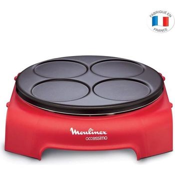 Crepiere Electrique Tefal Py559401 Crep'party Colormania Crepier, 6 Mini  Crepes, Fonc à Prix Carrefour