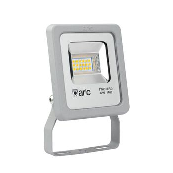 Twister 3 Led 12w 4000k Gris Foco De Exterior - Aric