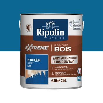 Pintura De Madera Para Interiores Y Exteriores Ripolin - Blanco Satinado,  2.5l con Ofertas en Carrefour