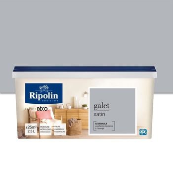 Ripolin All Pieces Wall Paint - Guijarro Satinado, 2.5l