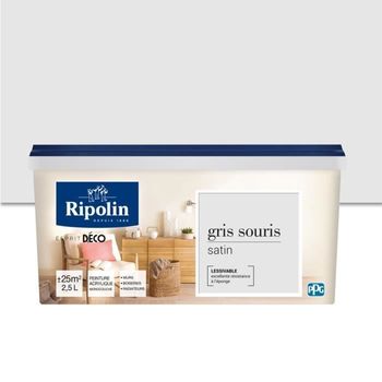 Pintura De Pared Ripolin All Pieces - Satin Mouse Grey, 2.5l