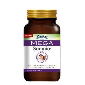 Mega Somnio Melatonina 1,8 Mg Y Triptófano Dietisa, 60 Cápsulas Vegetales