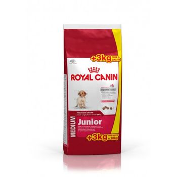 Royal Canin Medium Junior - Saco De 15 + 3 Kg