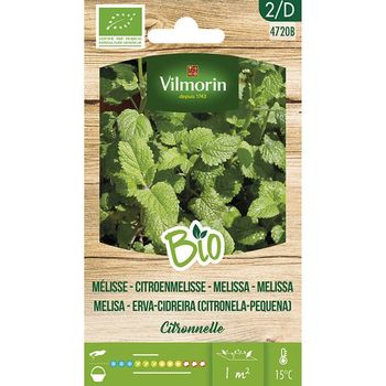 Vilmorin Jardín Bio Semillas De Melisana Sobre 1 Gr