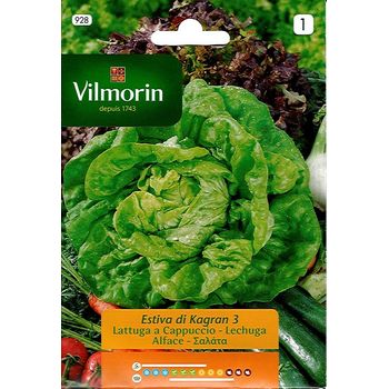 Vilmorin Semillas De Lechuga Kagraner Sommer, Ref: 928, 7 Gr